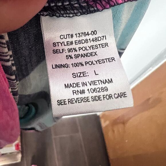 Y2k Chevron Maxi Dress Strapless Tube Top Summer Boho festival beachwear size Lg - Picture 5 of 6